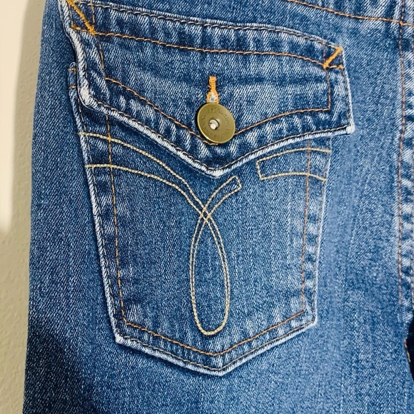 Calvin Klein Classic Blue Women's Straight Leg Jeans SZ 6 - Picture 4 of 11